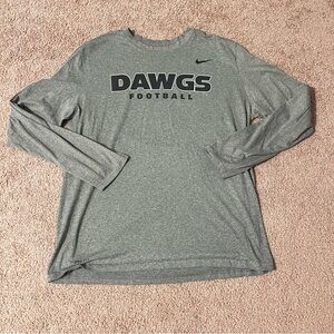 Nike UGA Georgia Bulldogs football team issue Long Sleeve Shirt